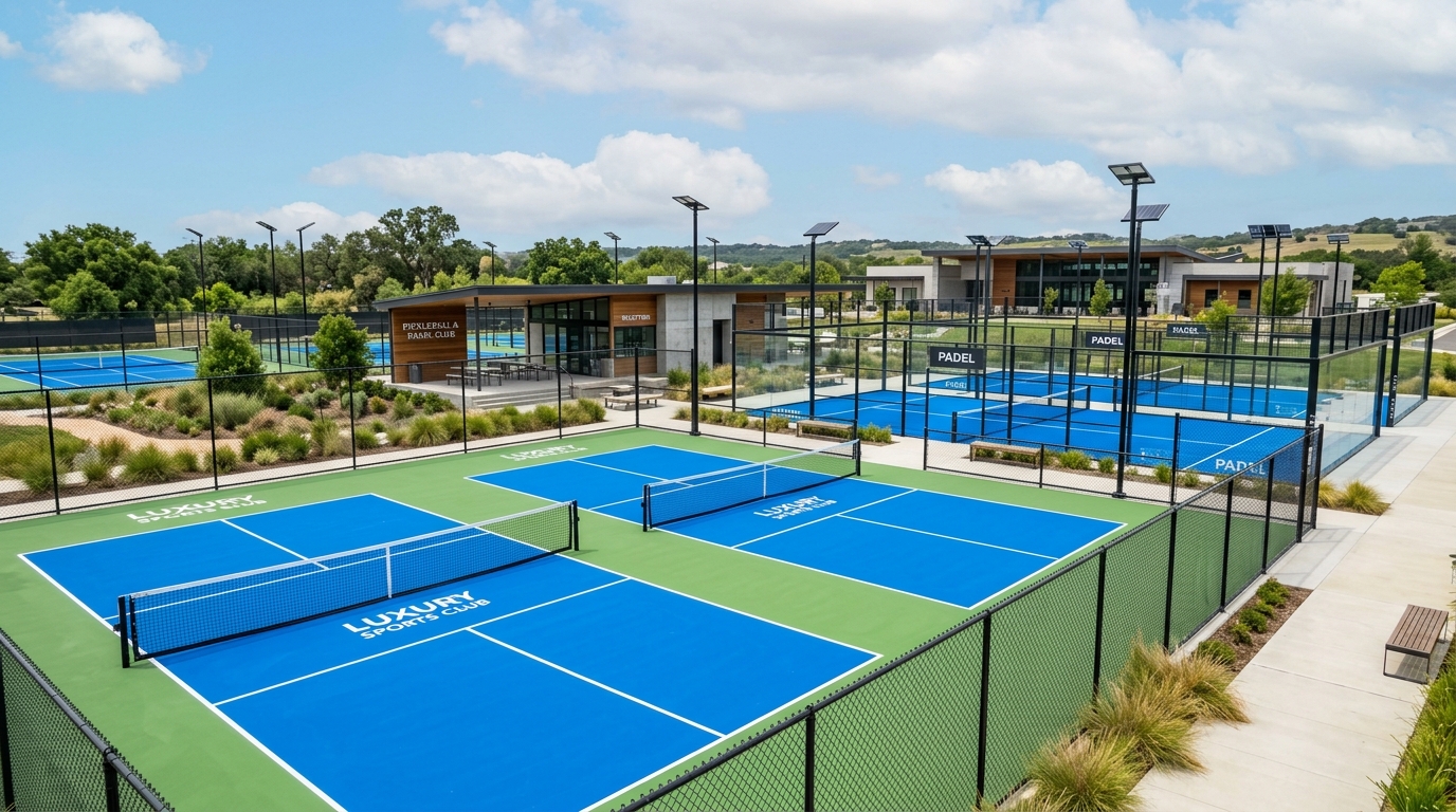 Panoramic Padel Arena Package (2 Panoramic Courts + Civil Base)